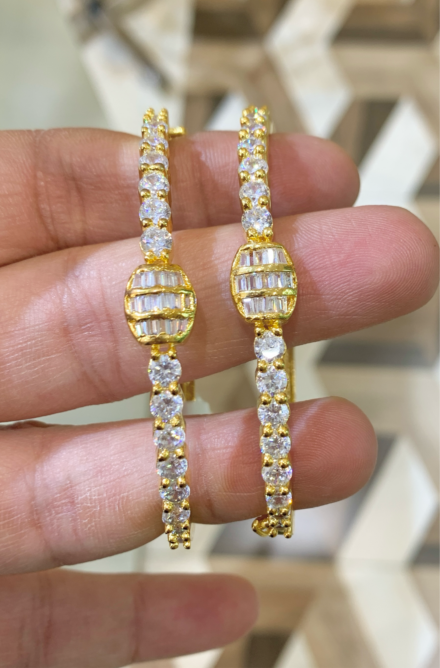 Tennis kada type bracelet