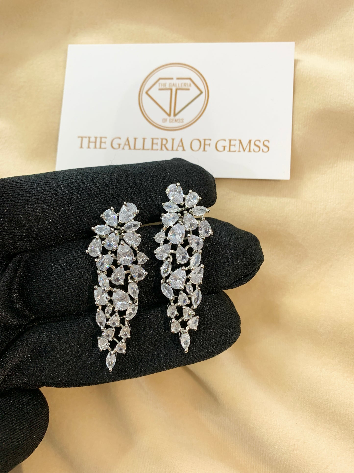Dazzling earrings