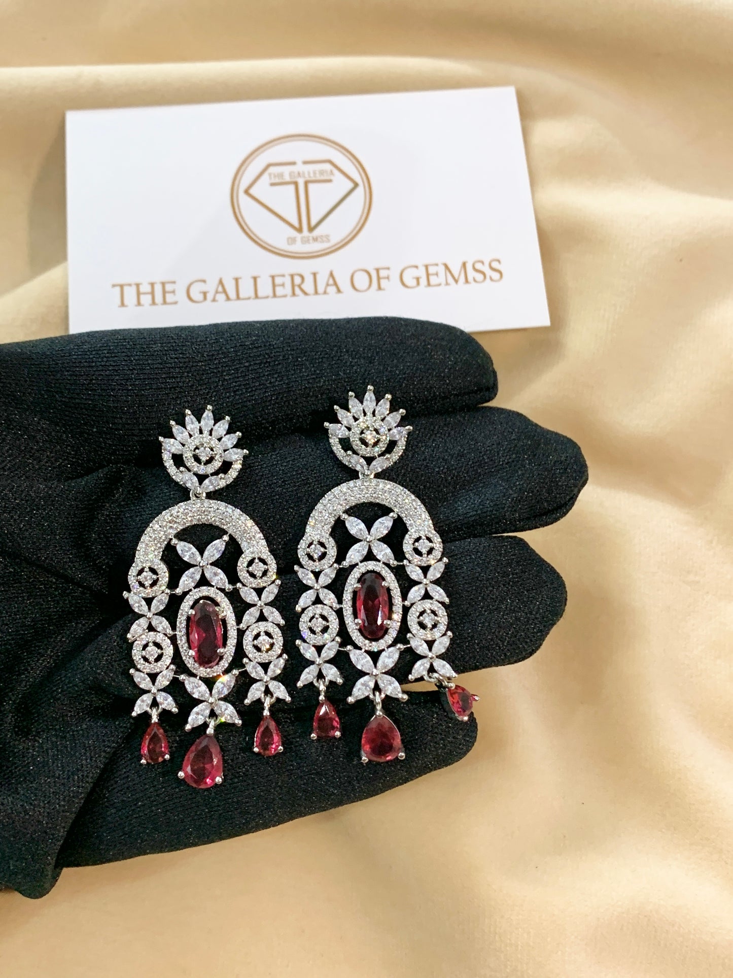 Neena diamond earrings