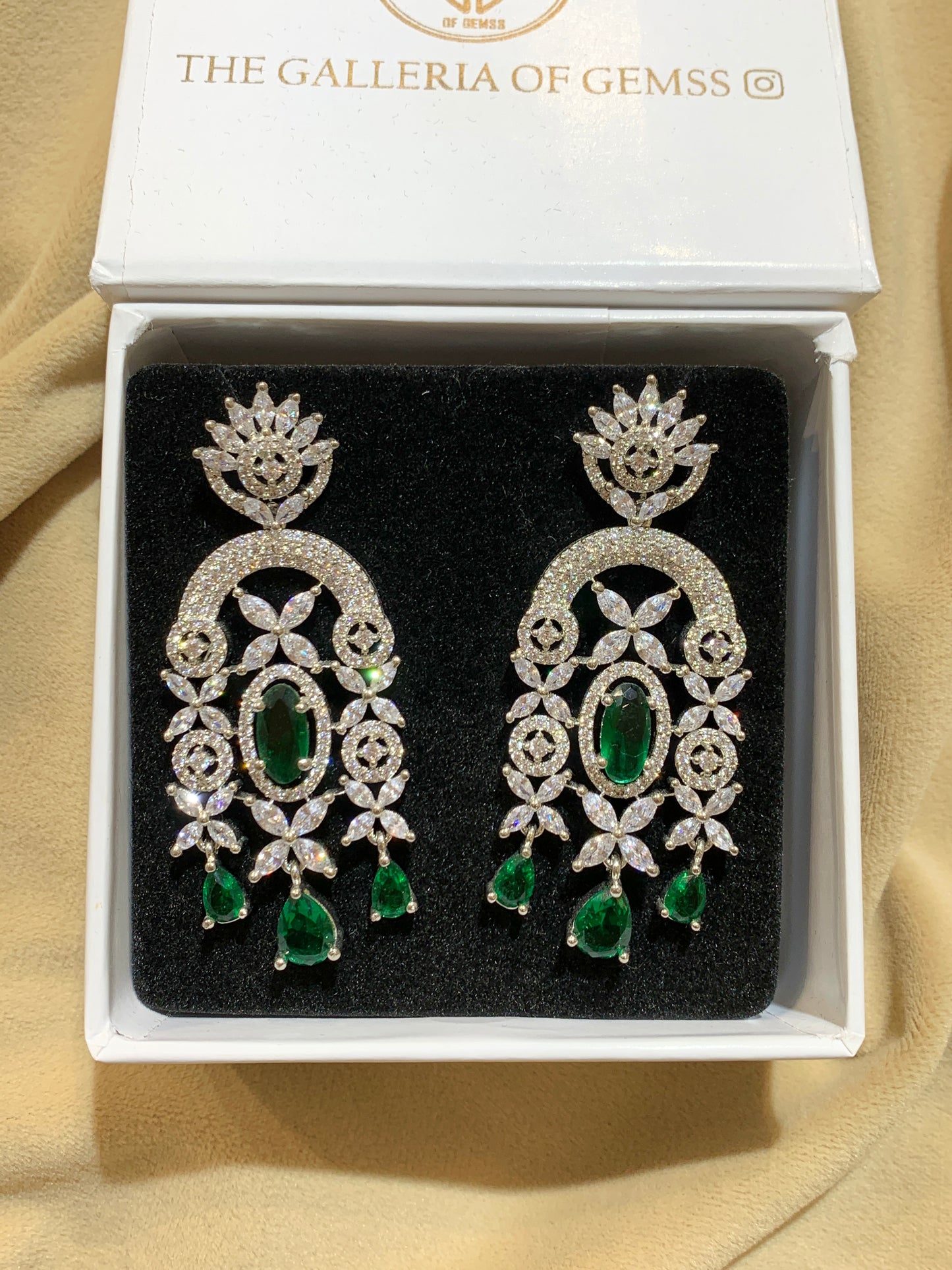 Neena diamond earrings