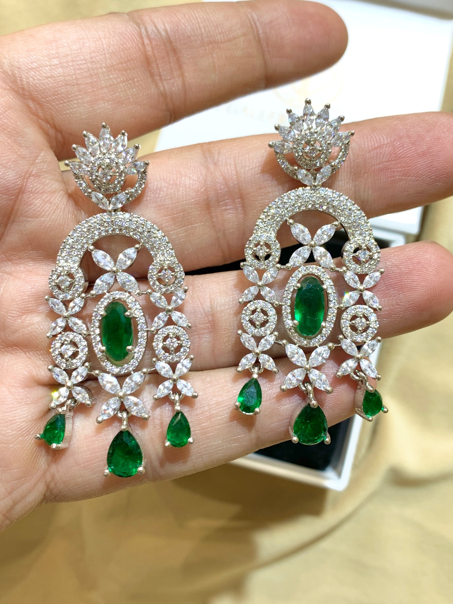 Neena diamond earrings