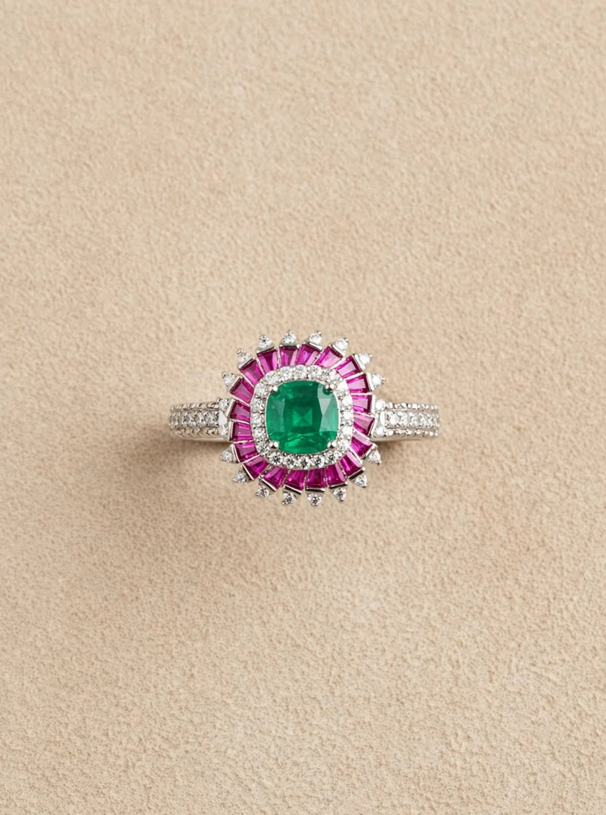 Aria Sunburst - Royal Ballerina Cocktail Ring