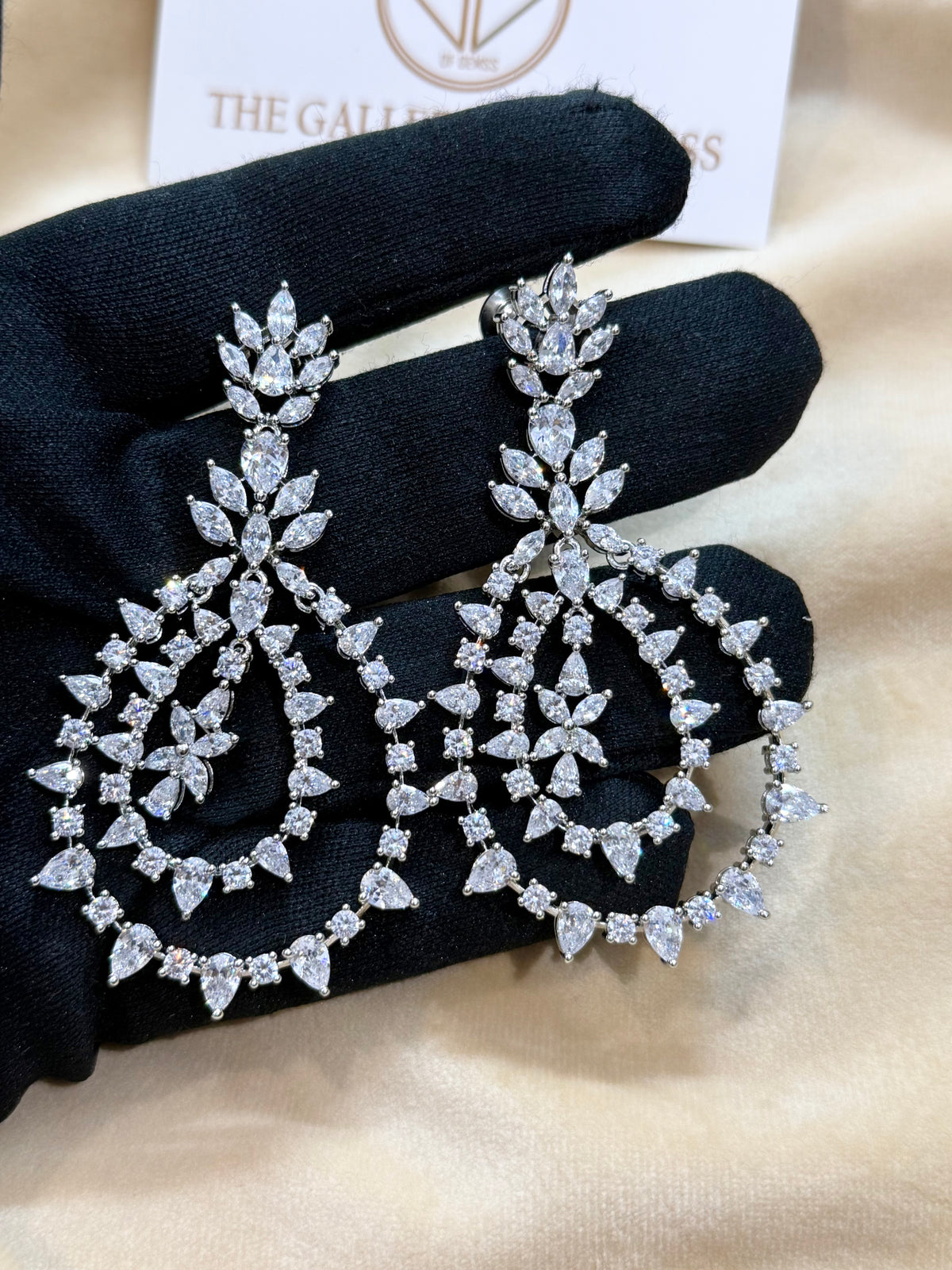 Noorani Double drop Chandbali