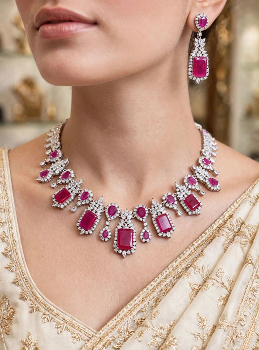 Aliya Ruby statement set