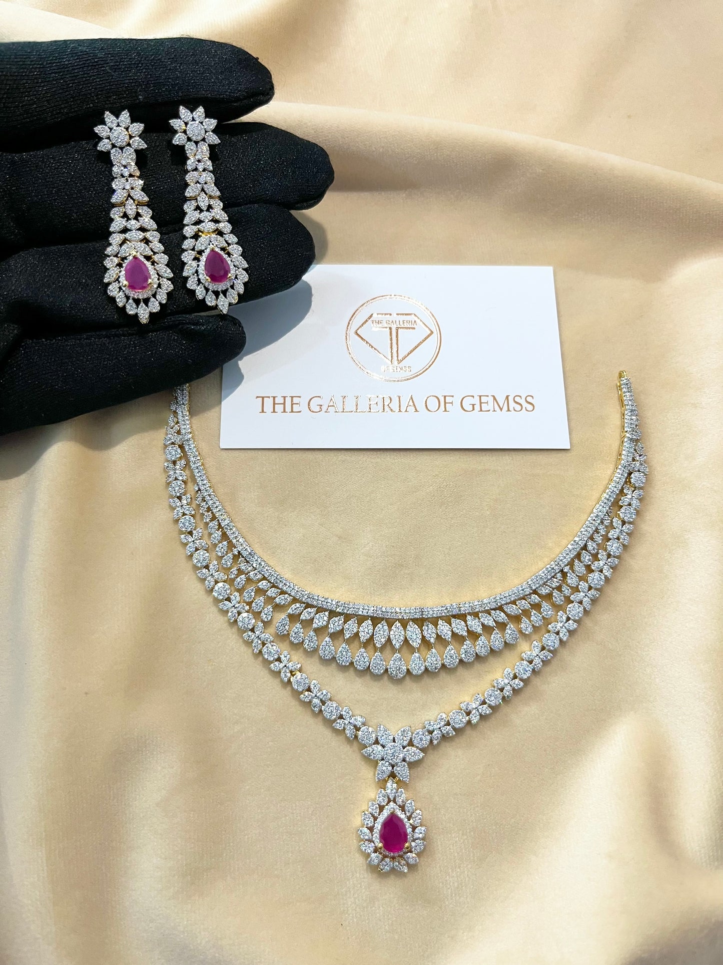 Raima Ruby Necklace