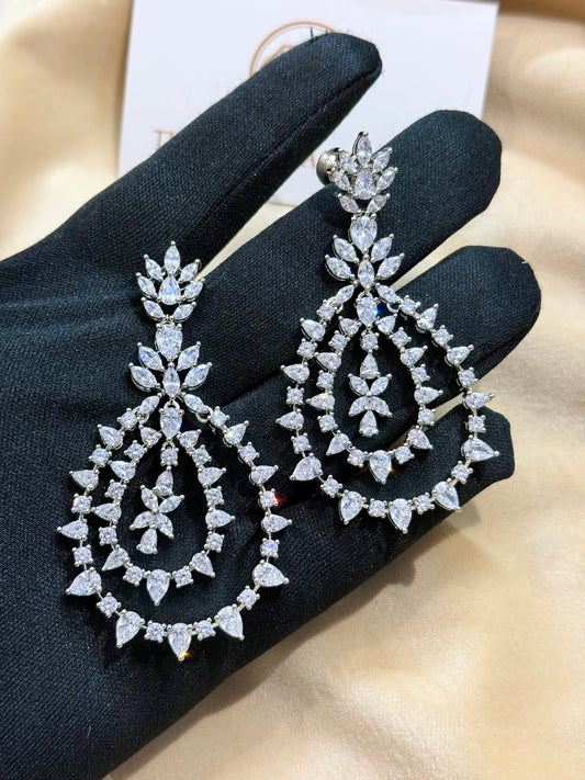 Noorani Double drop Chandbali