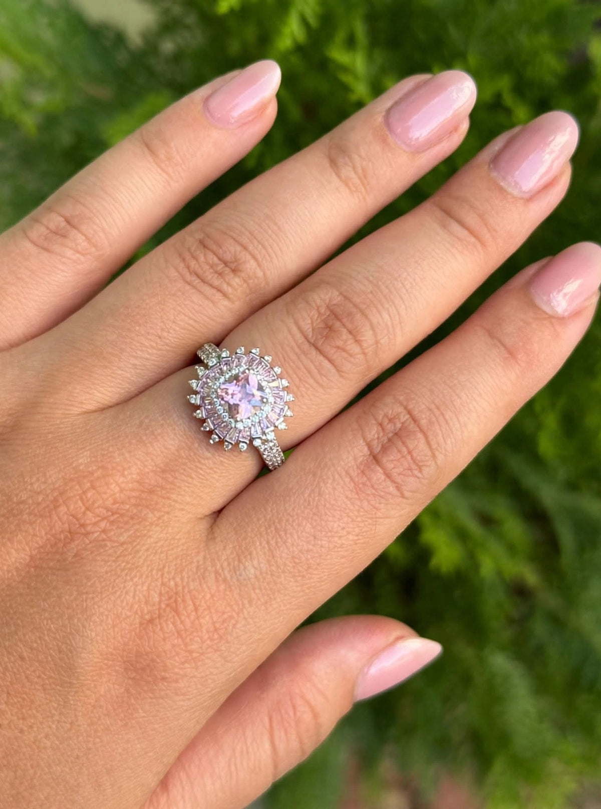Aria Sunburst - Royal Ballerina Cocktail Ring