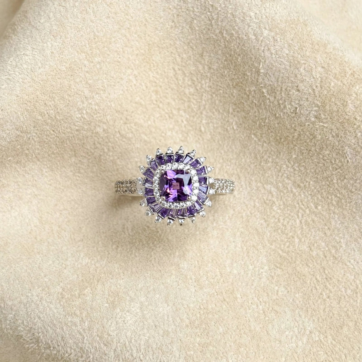 Aria Sunburst - Royal Ballerina Cocktail Ring