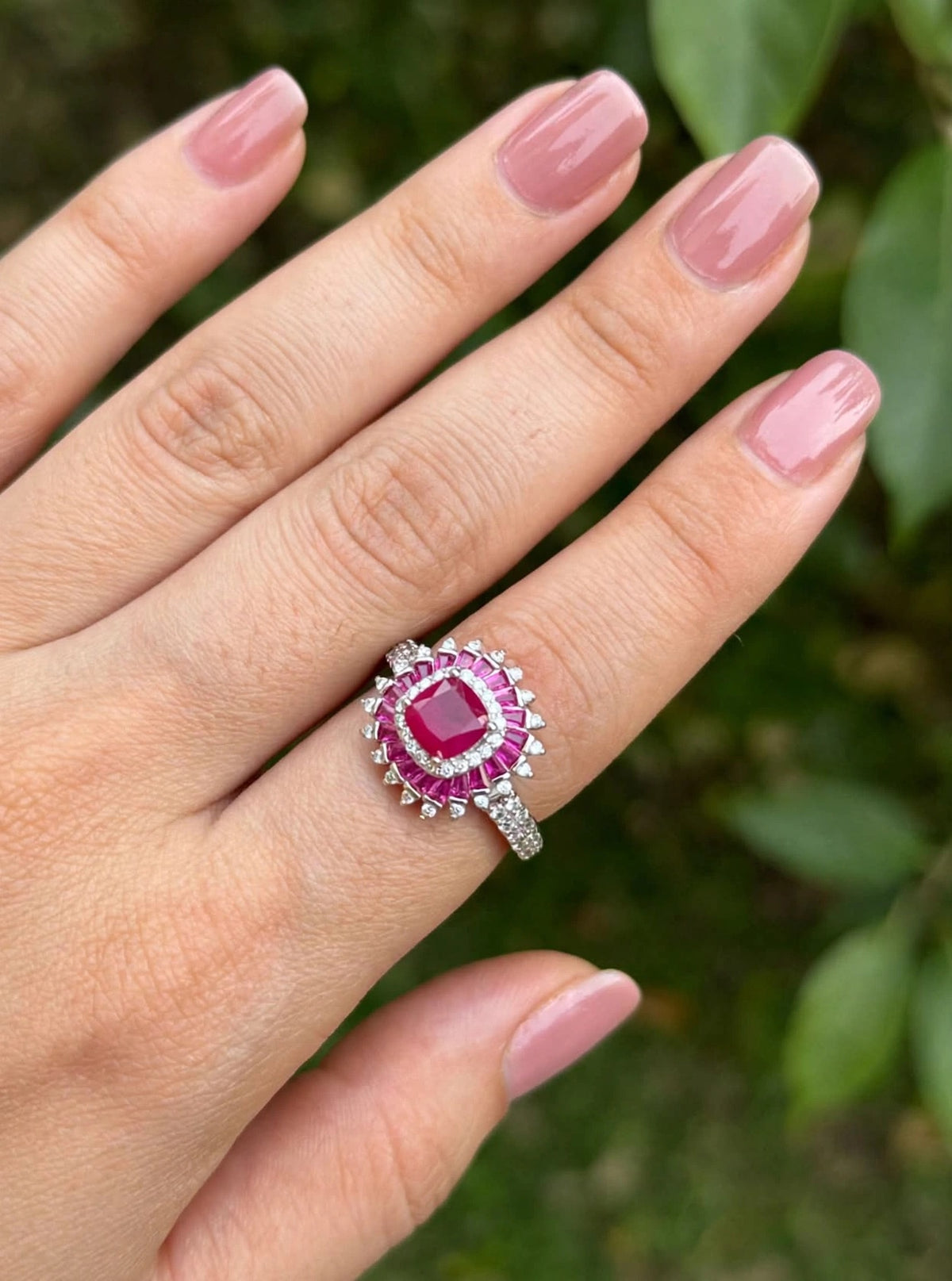 Aria Sunburst - Royal Ballerina Cocktail Ring