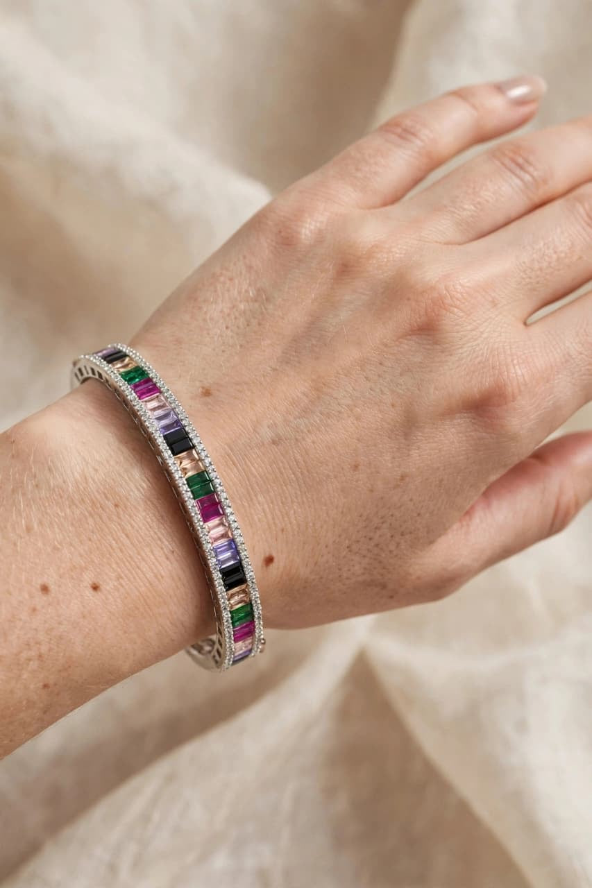 Raina Baguette Diamond Bracelet